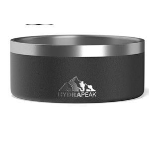 Hydrapeak Dog Bowl 8 Cup - Black